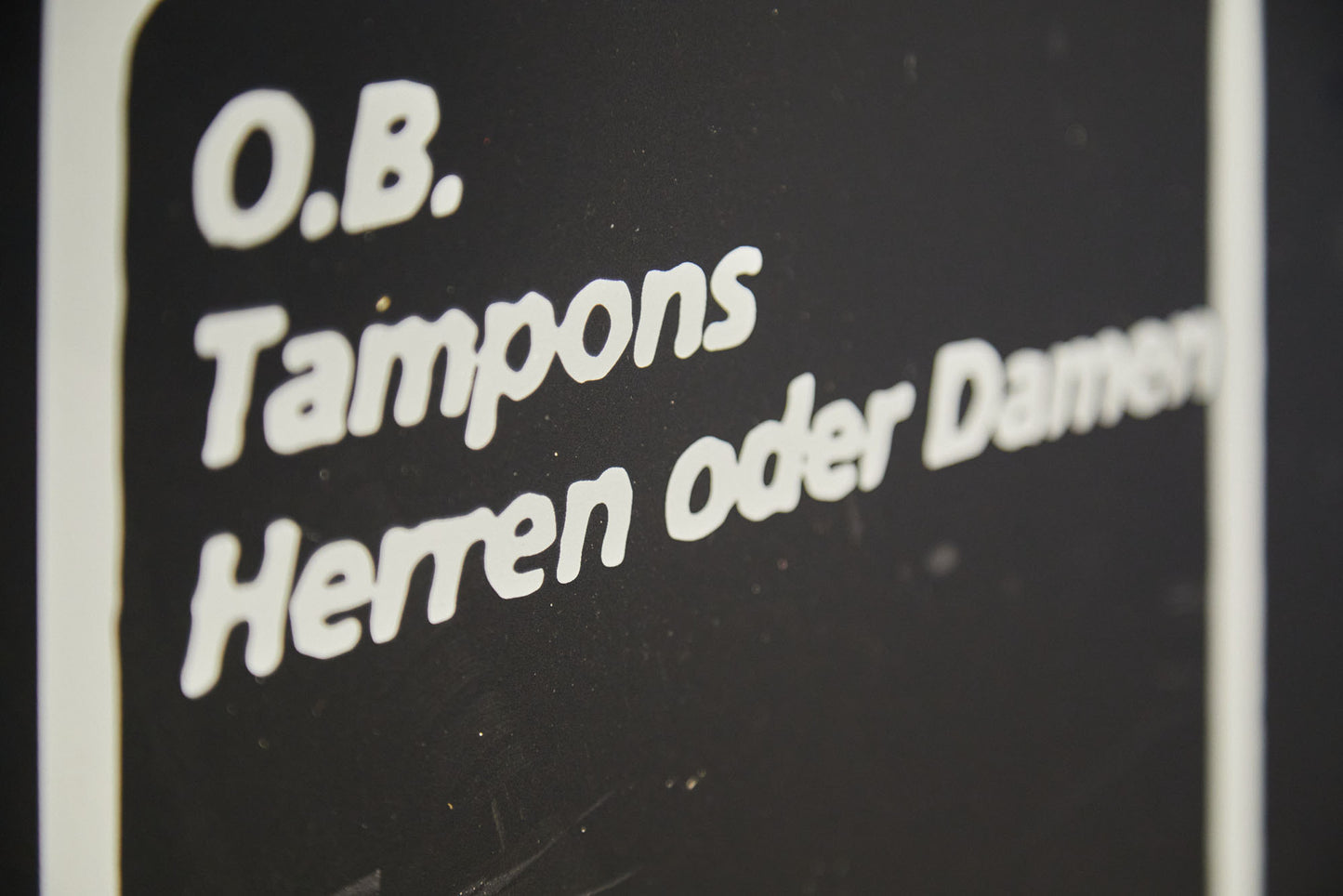 Tampons - Jetzt