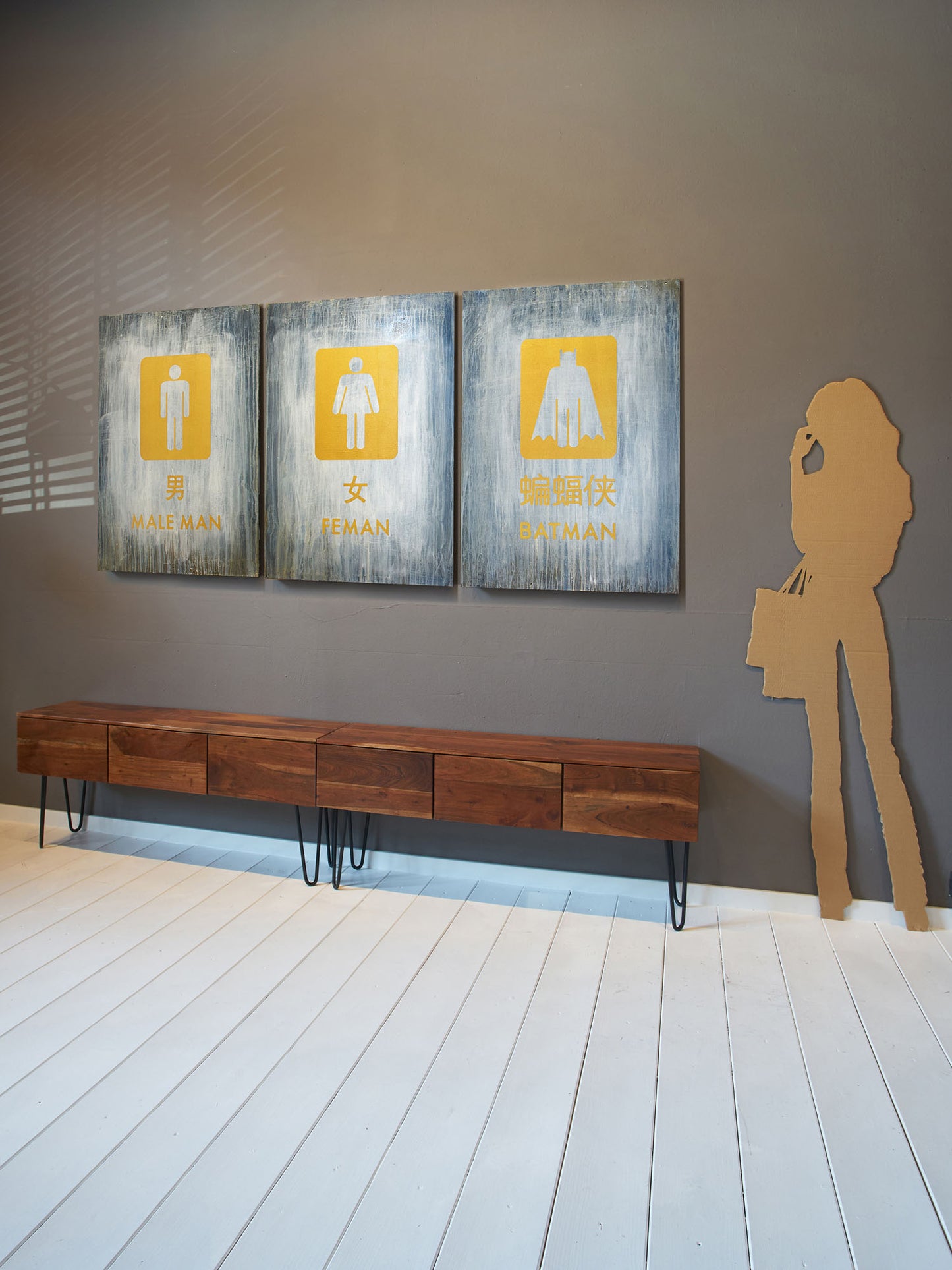 Praise and Blame 10 Triptych