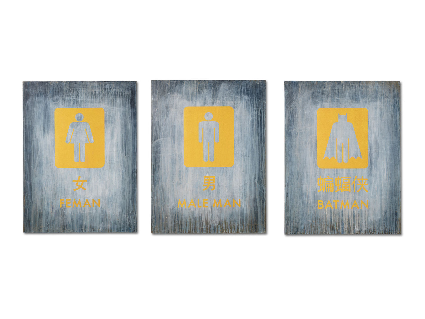Praise and Blame 10 Triptych