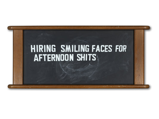 Hiring smiling faces